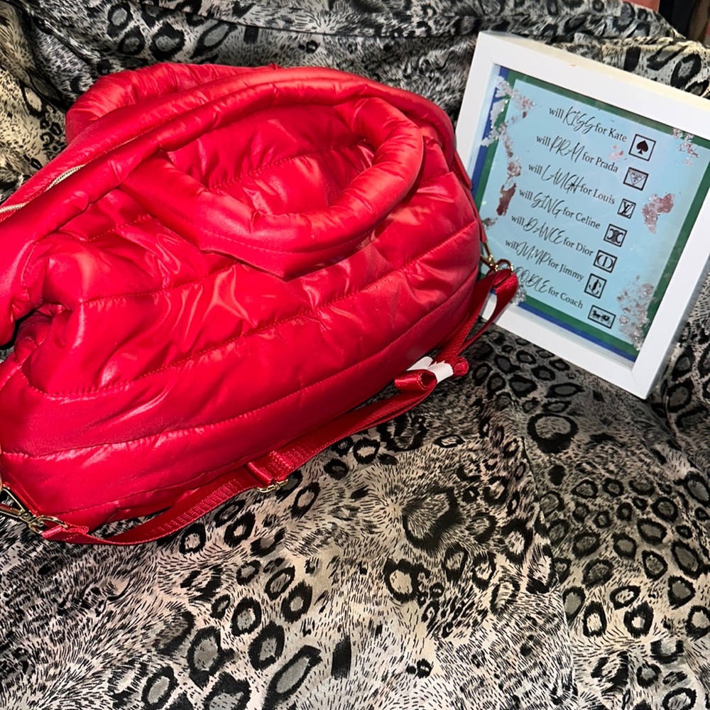Easter lauder puffer bag